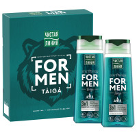 Подарочный набор For Men Taiga (Шампунь-кондиционер-гель для душа 3в1 2*250мл)