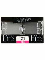 Тени для век двухцветные Triunph Eyes, тон 21 Серый и Графит