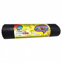 Пакеты для мусора 60л*20шт черные 7мкм