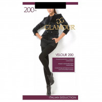Колготки Velour 200den, Nero 2р