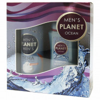 Набор мужской Men`s Planet Ocean (Шампунь 250мл+Пена для бритья 200мл) 