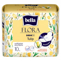 Прокладки Flora с ароматом тюльпана 10шт 