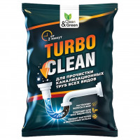 Turbo Clean Средство для прочистки канализационных труб щелочное 70г 